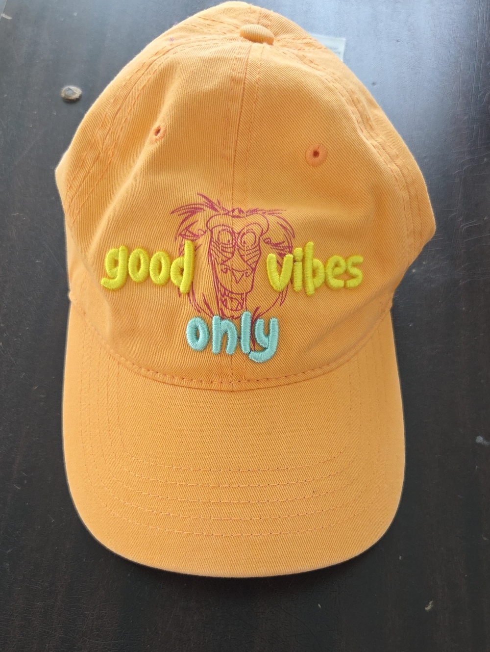 Disney Parks Good Vibes Only Embroidered Rafiki Baseball Cap